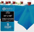 PARTY BARGAINS 5 Disposable Table Covers by PARTYBARGAINS