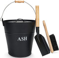 Ash Bucket with Lid, and Broom by INNOSTAGE