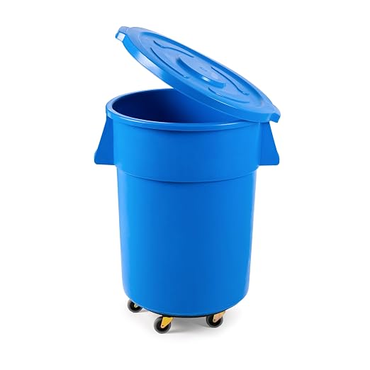 PRO&Family Commercial Round Trash Can by PRO%26Family