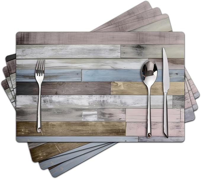 Farmhouse Placemats Set of 4 by Unknown
