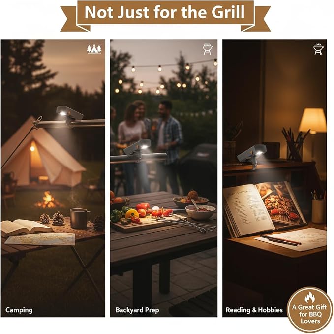 Yukon Glory Bright LED Grill Handle Light, Rechargeable, Water + Heat Resistant - Image 4