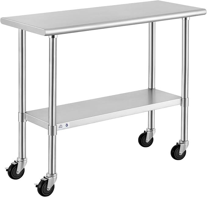 ROCKPOINT Stainless Steel Table by ROCKPOINT
