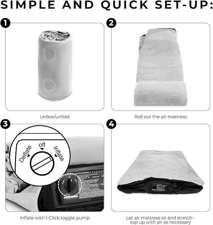 SoundAsleep Dream Series Luxury Air Mattress - Image 4