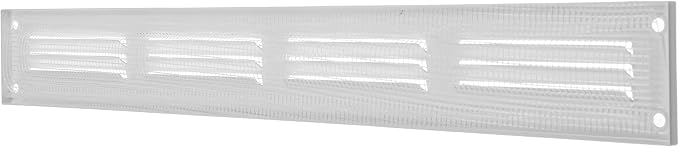 Repa Market Air Vent Cover 16x2 Inch White Galvanized Steel Louvered Grill Cover - Image 8