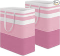 HomeHacks 2 Pack Large Laundry Baskets, Waterproof, Freestanding Laundry Hampers by HomeHacks