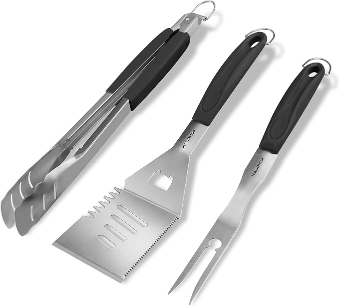 HAUSHOF Large Grill Accessories Heavy Duty BBQ Set Gifts - Image 9