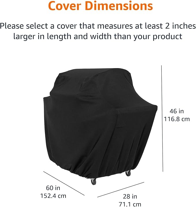 Amazon Basics Gas Grill Barbecue Cover - Image 2