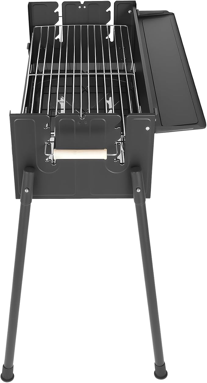 Foldable Charcoal Grills, Hibachi BBQ Portable charcoal grill, Height - Image 8