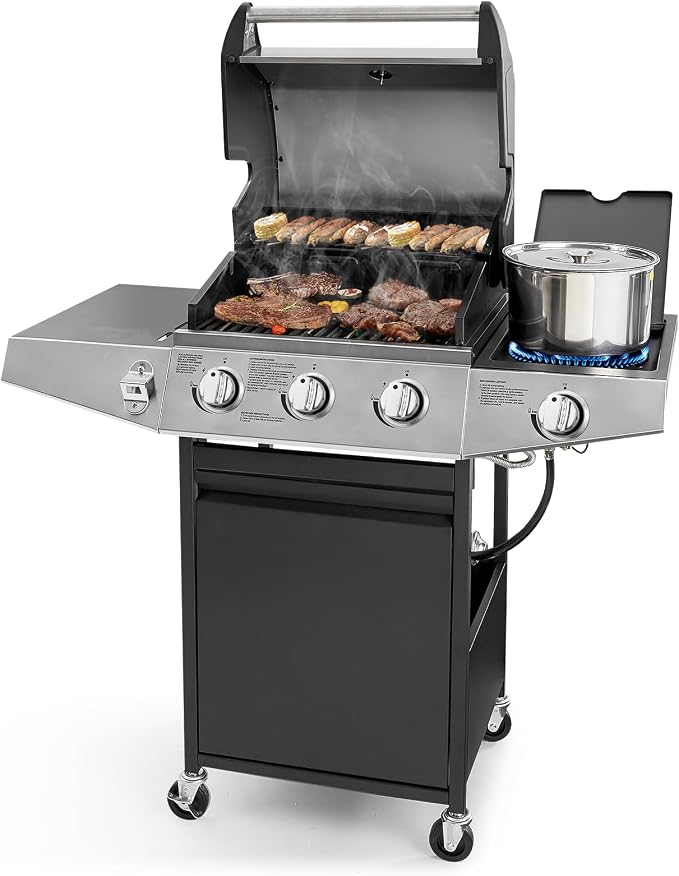 Lyromix 3 Burners Gas Grill by Lyromix