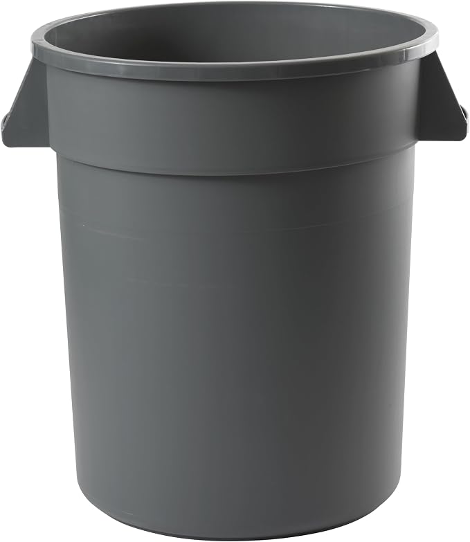 Winco Heavy-Duty Round Waste Container/Trash Can, 20 Gallon - Image 2