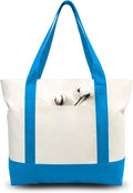 TOPDesign 6-Pack Canvas Tote Bags by TOPDesign