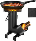VEVOR Camping Rocket Stove, Wood Burning Portable Rocket Stove by VEVOR