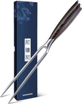 HOSHANHO Meat Fork 7 Inch, Razor Sharp Double-Prong Carving Fork by HOSHANHO