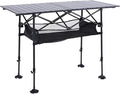 ALPHA CAMP Portable Camping Table, Adjustable Aluminum Folding Table by ALPHACAMP
