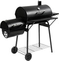Outvita Charcoal Grill with Offset Smoker, Barrel Barbecue Smoker Grill with by Outvita