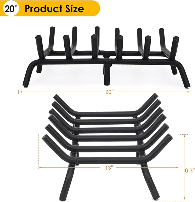 STBoo Fireplace Grate 20inch - Image 3