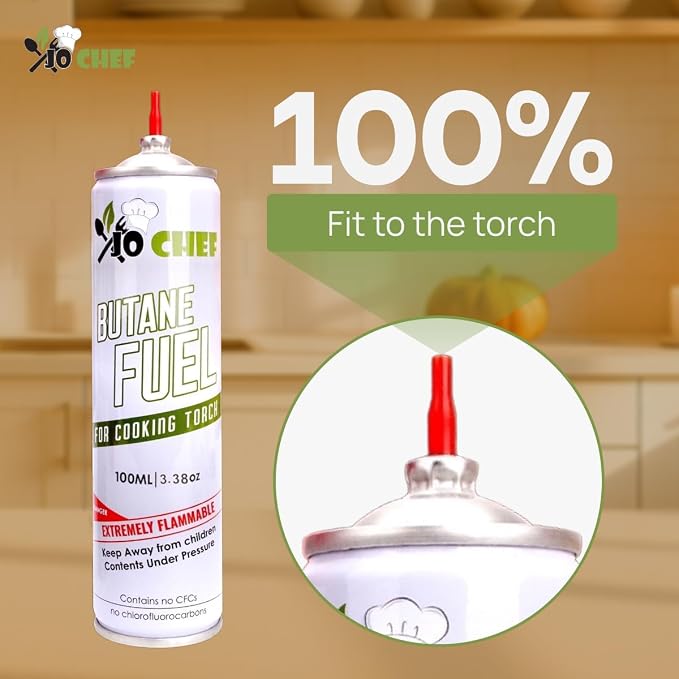 Jo Chef Butane Refill, Butane Torch Fuel Refill, Gas Lighter Fluid Refill - Image 5
