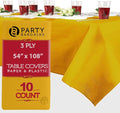 PARTY BARGAINS 10 Disposable Table Covers by PARTYBARGAINS