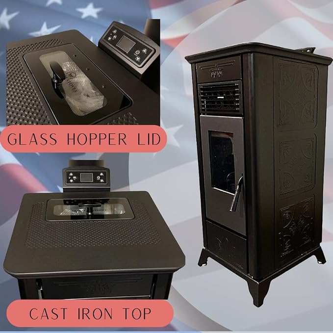 Freedom Stoves Freestanding Independence PS21 Pellet Stove: 34, 700 BTUs - Image 5