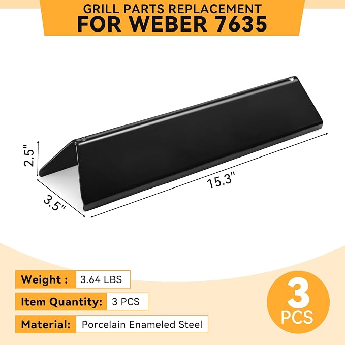 15.3 Inch Porcelain-enameled Steel Flavorizer Bars - Image 3