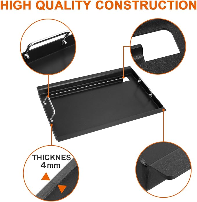 Full-Size Griddle Inserts for Charbroil Performance 4 Burner, Flat Top Griddle - Image 4