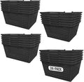 Stackable Plastic Shopping Baskets, Easy-Grip Handles by C-Store+Packaging