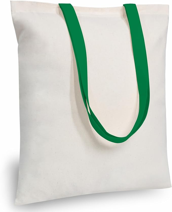 TOPDesign 24-Pack Economical 16"x15" Cotton Tote Bag, Lightweight Medium by TOPDesign