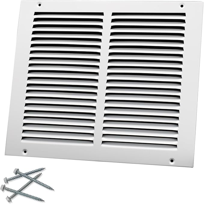 12"W x 10"H Steel Return Air Grille, Air Return Vent Cover by Howeall