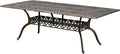 86" Large Outdoor cast Aluminum Patio Dining Table, Rectangular Outdoor Bistro by ZOTORUN