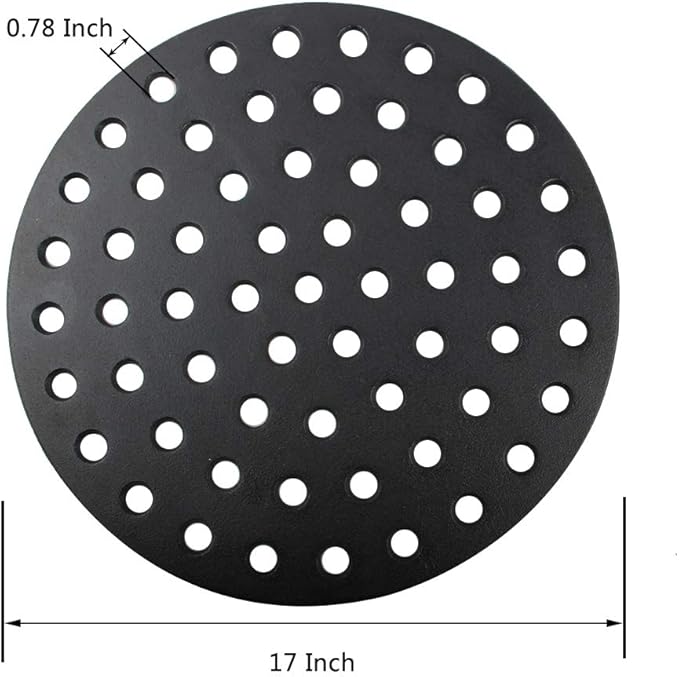 Dracarys Round cast Iron fire Grate, BBQ high Heat Charcoal Plate - Image 2