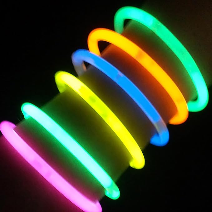 200 Pcs Glow Sticks Bulk Party Pack, Glow in the Dark Light Up Sticks - Image 4