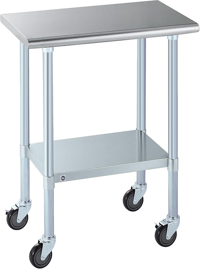 ROCKPOINT Stainless Steel Table by ROCKPOINT