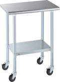 ROCKPOINT Stainless Steel Table by ROCKPOINT