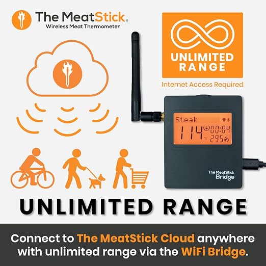 MeatStick 4X WiFi Bundle | Quad Sensors Smart Wireless Meat Thermometer - Image 4