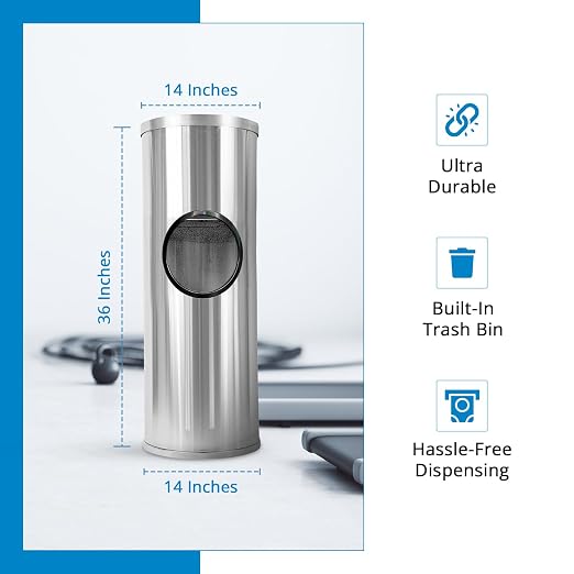 Zoom Wipes Stainless Steel Wipes Dispenser - Image 3