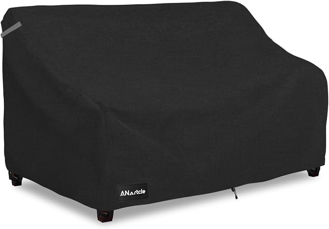3-Seater Patio Sofa Cover, 79W x 37D x 35H Inches Outdoor Couch Cover, 100% by PatioFurnitureCovers