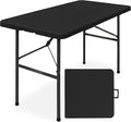 Best Choice Products 4ft Plastic Folding Table, Indoor Outdoor Heavy Duty by BestChoiceProducts