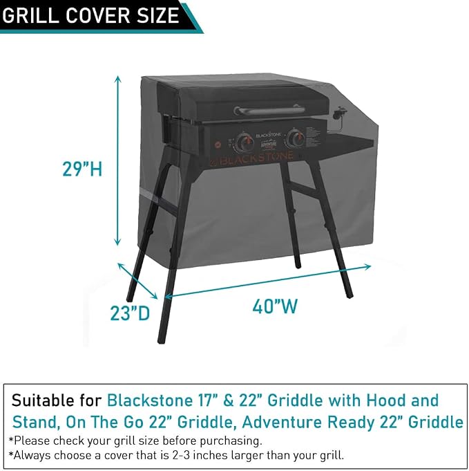 ZJYWSCH Griddle Cover for Blackstone 22 17 Inch Griddle - Image 2