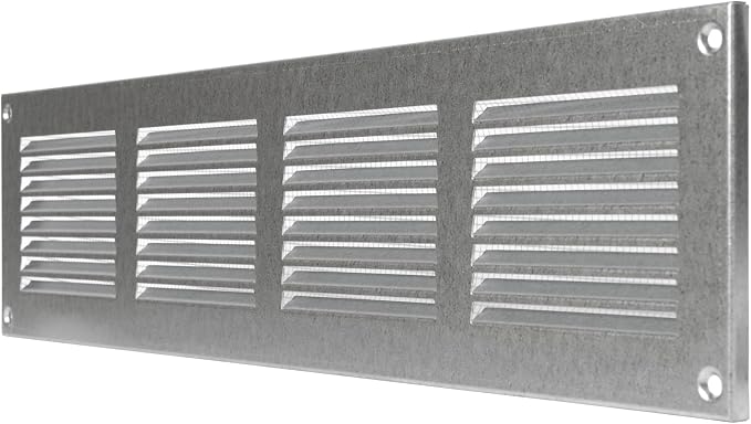 Repa Market Air Vent Cover 16x4 Inch Galvanized Steel Louvered Grill Cover - Image 7