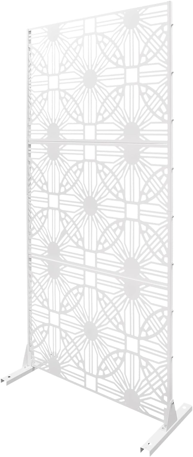 Outdoor Privacy Screen Freestanding by WANLECY