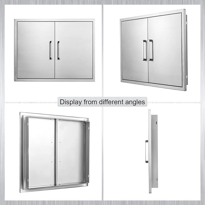 Outdoor Kitchen Door, 27 "W20 H Outdoor Kitchen Access Door, Stainless Steel - Image 7