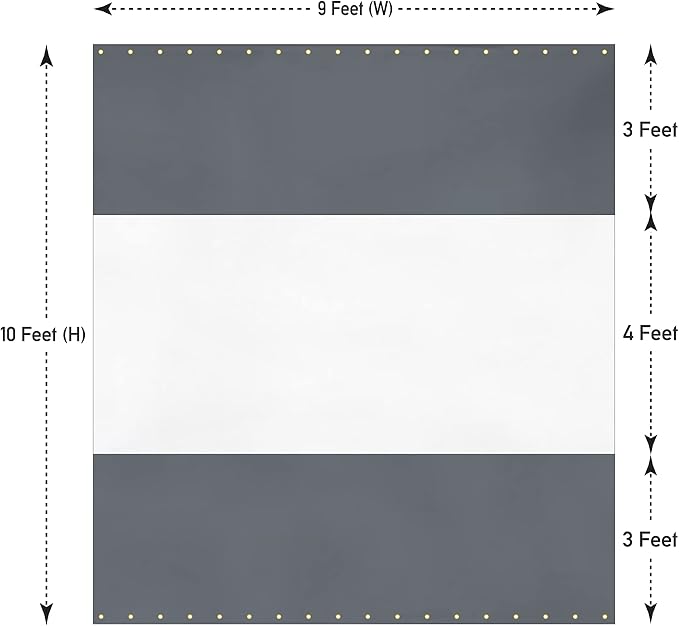 Covers & all Outdoor Clear Panel Curtain, 12 oz Vinyl Outdor Curtains - Image 2