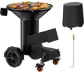 3-in-1 Rocket Stove with Griddle, Grate & Pot Rack, Large Wood BBQ Grill with by ONLYFIREGRILLS