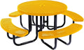 COATEDOUTDOORFURNITURE Heavy-Duty Portable Outdoor Picnic Table by CoatedOutdoorFurniture