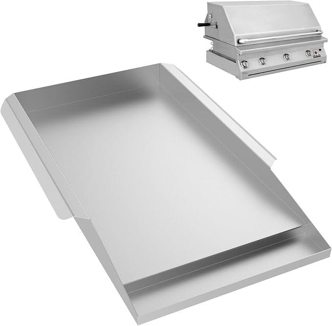 Half Size Griddle Plate for Solaire 30 42 and 56 Inch Grills Stainless Steel by MOASKER