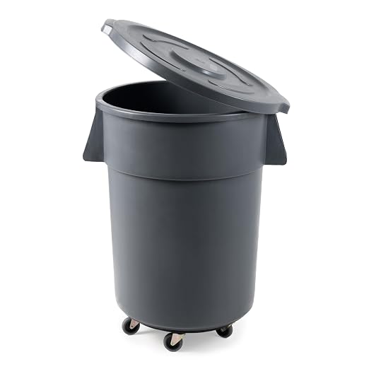 PRO&Family Commercial Round Trash Can by PRO%26Family