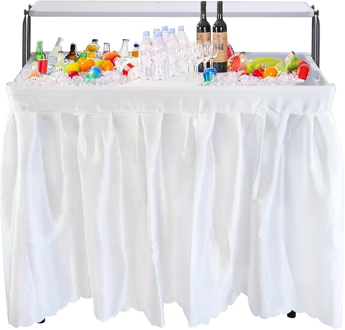 Nice C 4 ft Folding Ice Cooler Table, Party Cooler, Grazing Table, Tables by NiceC