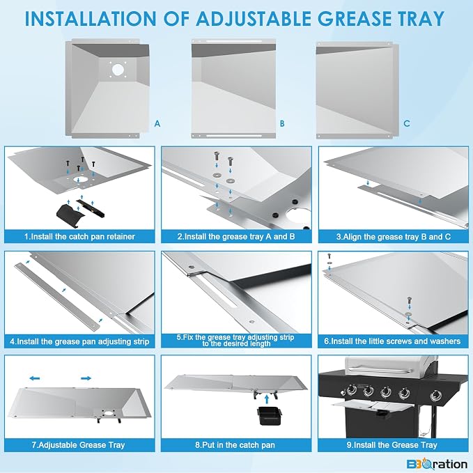 Universal Grease Tray with Catch Pan - Image 5
