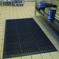 Rubber Outdoor Mats Commercial Restaurant Kitchen Anti Fatigue Rubber Drainage by Wizgree