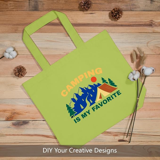 TOPDesign 1-Pack Super Strong Large 12oz Cotton Canvas Tote Bag, Reusable - Image 3